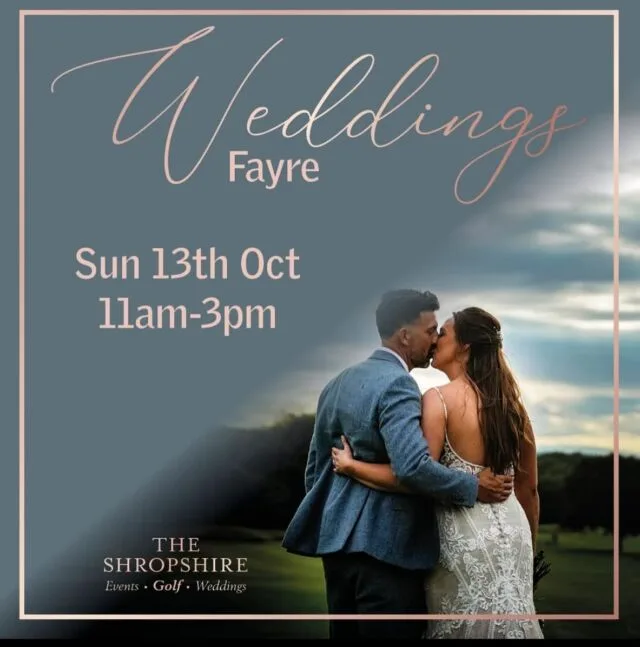 ❤❤IT’S OUR WEDDING FAYRE TODAY ❤❤

If your are newly engaged and looking for your dream venue or your in the final stages of wedding planning then be sure to come and see us today from 11am - 3pm. 

Our Farmhouse Suite will be set for ceremony to give you an idea of what a wedding looks like with us. We will also have some of Shropshire’s best wedding suppliers on hand to help with everything you may need! 

Upon arrival you will get a glass of bubbly, Canapes and a welcome bag. 

We can’t wait to see you all.